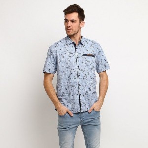 Kemeja Lengan Pendek POSHBOY ORIGINAL SM7B1XCM